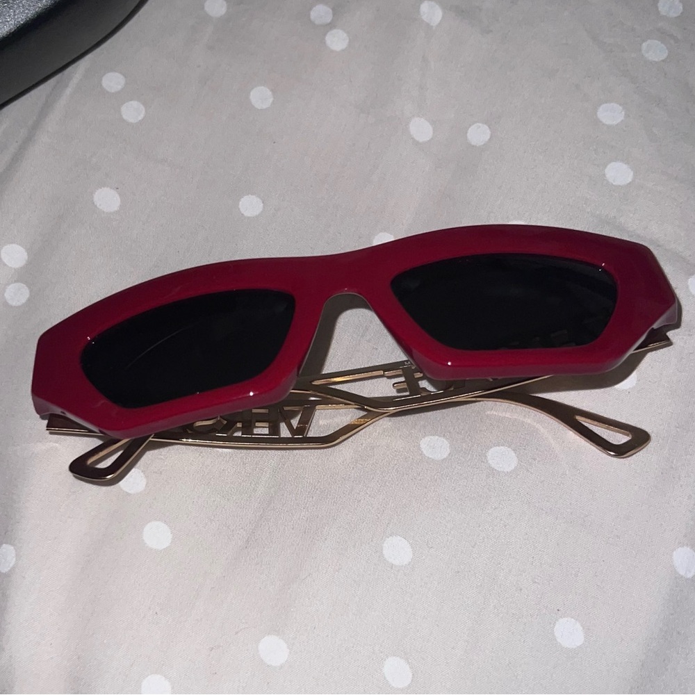 Versace Red Sunglasses VE4432U – Bold Designer Shades - Picture 15 of 16